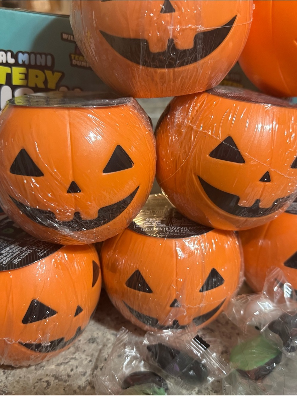 Squishmallows Orange Jack-O'-Lantern Treat Buckets